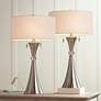 2_360 Lighting Rachel 28" Column Table Lamps Set of 2 with Smart Sockets