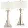 360 Lighting Rachel 29 1/2" Metal Table Lamps with Square Risers