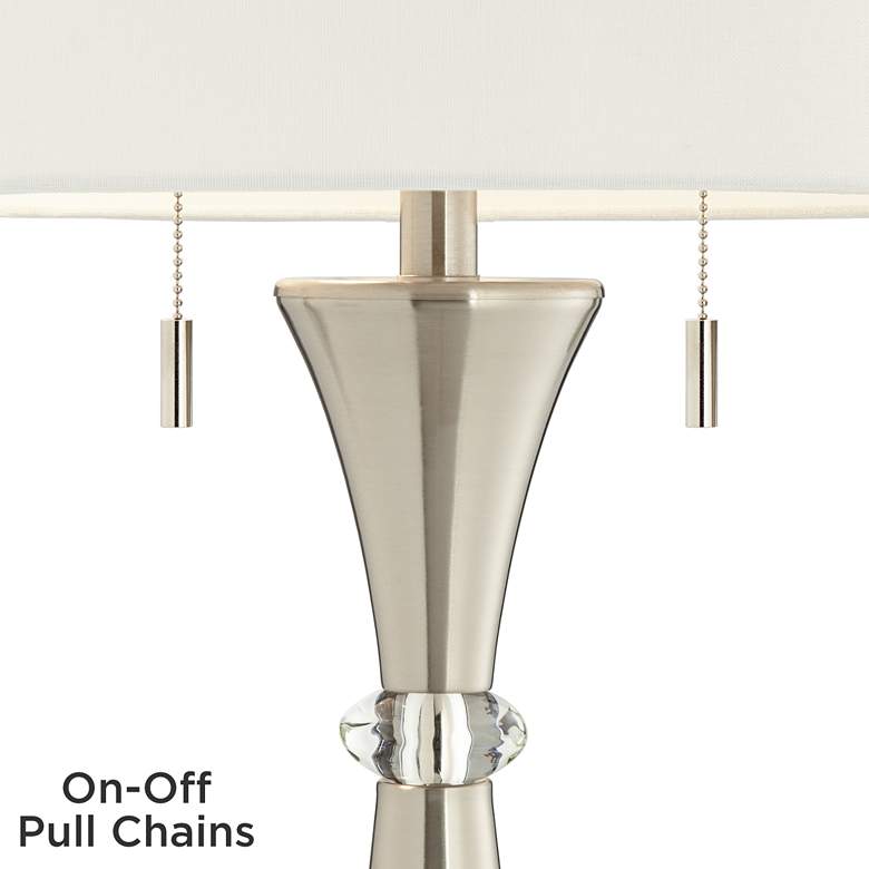 Image 3 360 Lighting Rachel 29 1/2" Metal Table Lamps with Square Risers more views