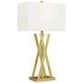 360 Lighting Rafael 29 1/2" Open Base Gold Finish Modern Table Lamp