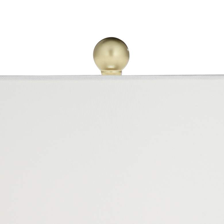 Image 4 360 Lighting Rashid 26 1/2" Gold Ceramic Modern Table Lamps Set of 2 more views