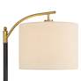 Watch A Video About the 360 Lighting Rayna Black and Gold Downbridge Floor Lamp