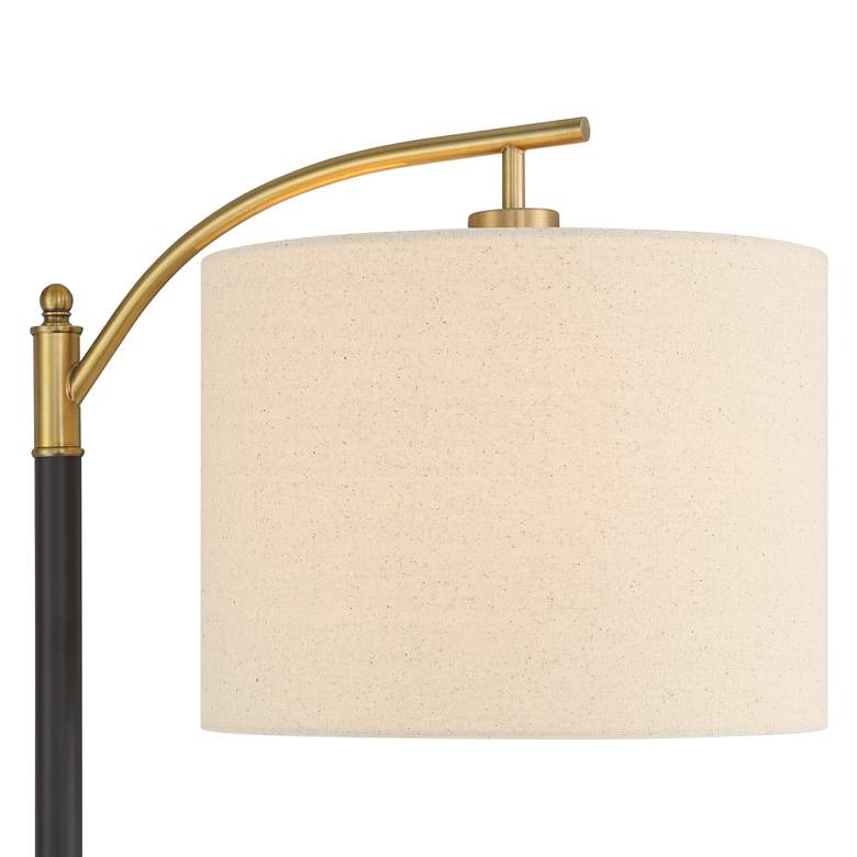 Image 3 360 Lighting Rayna 61 1/2" High Black and Gold Downbridge Floor Lamp more views