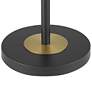 5_360 Lighting Rayna 61 1/2" High Black and Gold Downbridge Floor Lamp more views