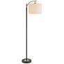 Watch A Video About the 360 Lighting Rayna Black and Gold Downbridge Floor Lamp