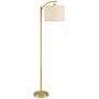 360 Lighting Rayna 61 1/2" High Warm Gold Downbridge Floor Lamp