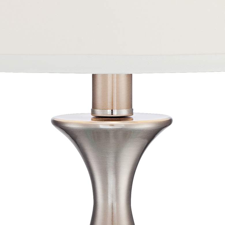 Image 4 360 Lighting Reiner 23" Blue-Green Glass Table Lamp with Dimmer more views