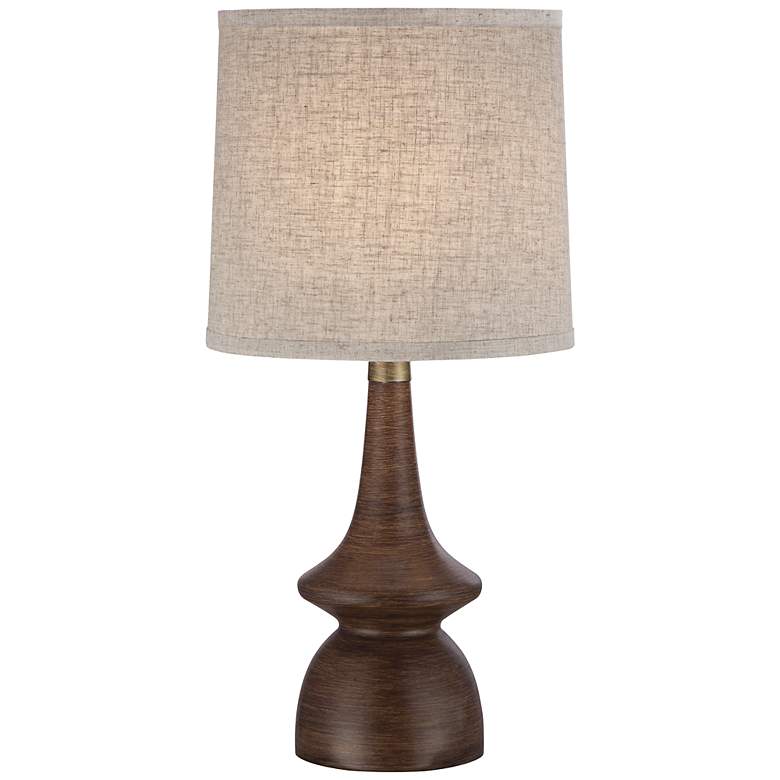 Image 3 360 Lighting Rexford 24" Walnut Finish Mid-Century Modern Table Lamp