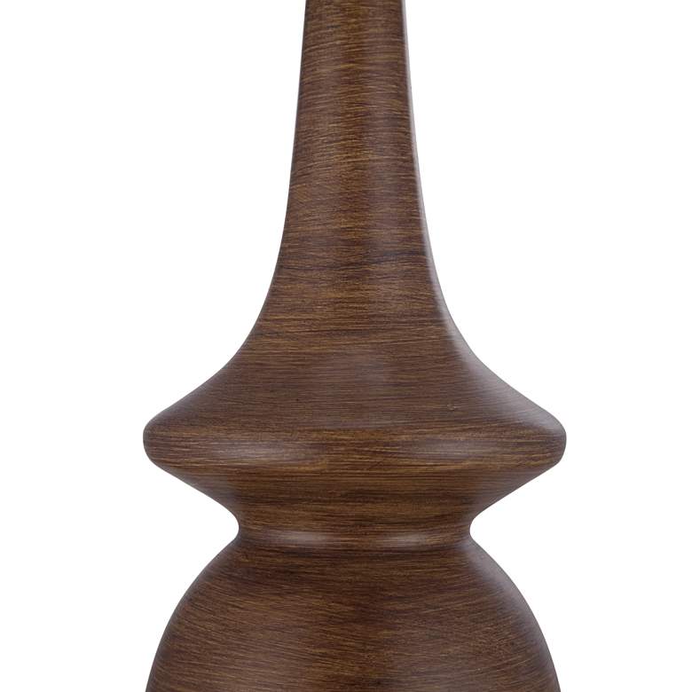 Image 4 360 Lighting Rexford 24" Walnut Finish Modern Table Lamps Set of 2 more views