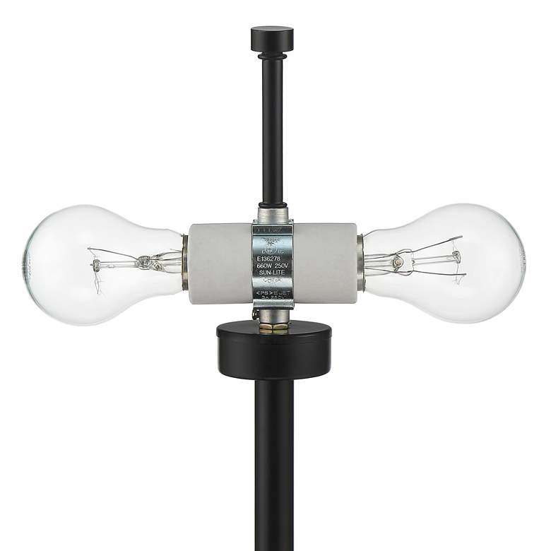 Image 5 360 Lighting Rhys 19 1/2" Black Modern Dome Mushroom Lamps Set of 2 more views