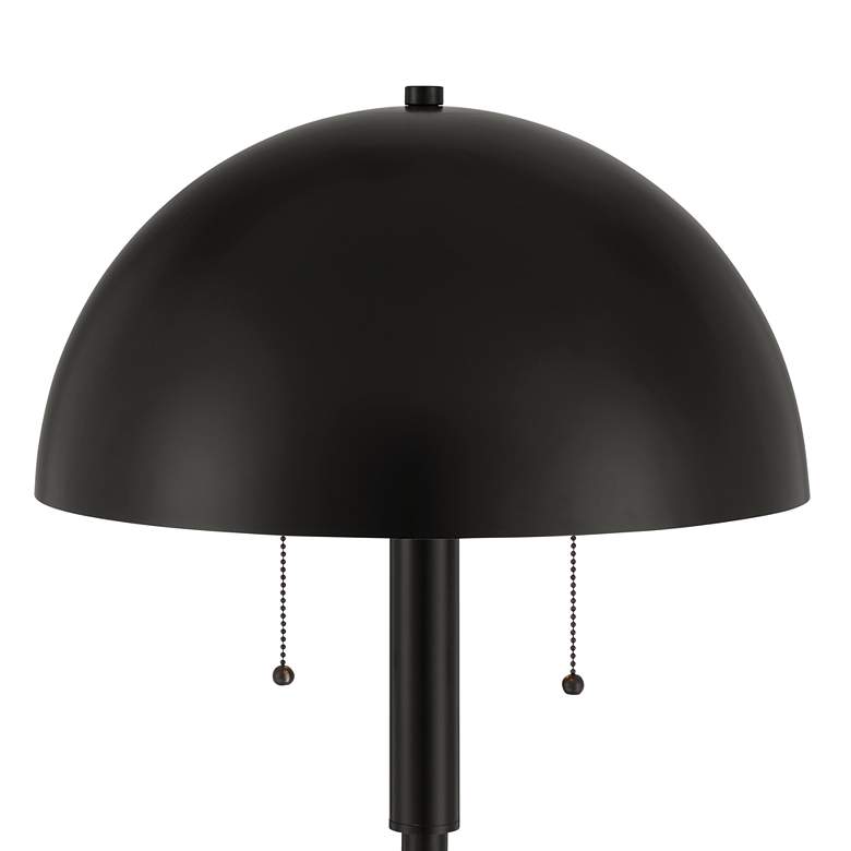 Image 4 360 Lighting Rhys 62" High Black Modern Mushroom Dome Floor Lamp more views