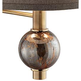 Image5 of 360 Lighting Richford Brass Plug-In Swing Arm Wall Lamp with Dimmer more views