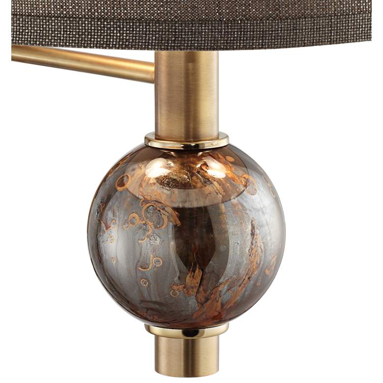 Image 4 360 Lighting Richford Brass Plug-In Swing Arm Wall Lamp with Dimmer more views