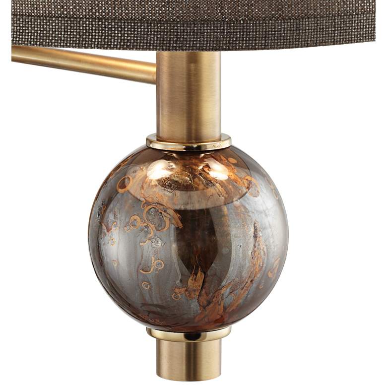 Image 5 360 Lighting Richford Brass Plug-In Swing Arm Wall Lamp with Dimmer more views