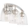 6_360 Lighting Richter 22" Wide Chrome and Glass 3-Light Bath Light more views