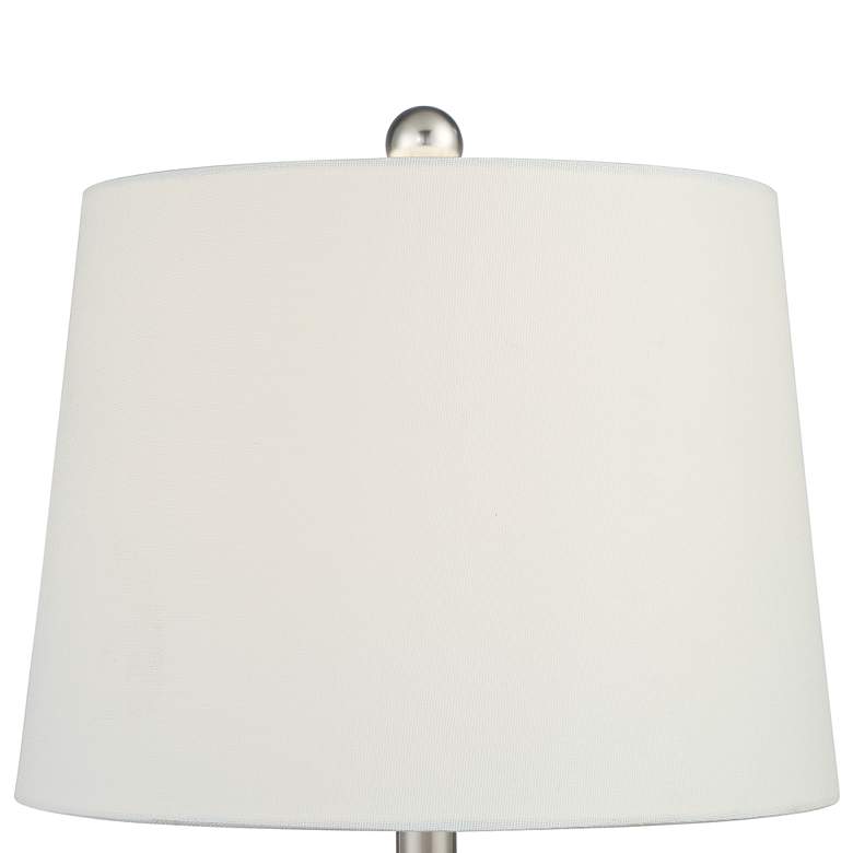 Image 3 360 Lighting Ricky 24" Blue Textured Ceramic Table Lamps Set of 2 more views
