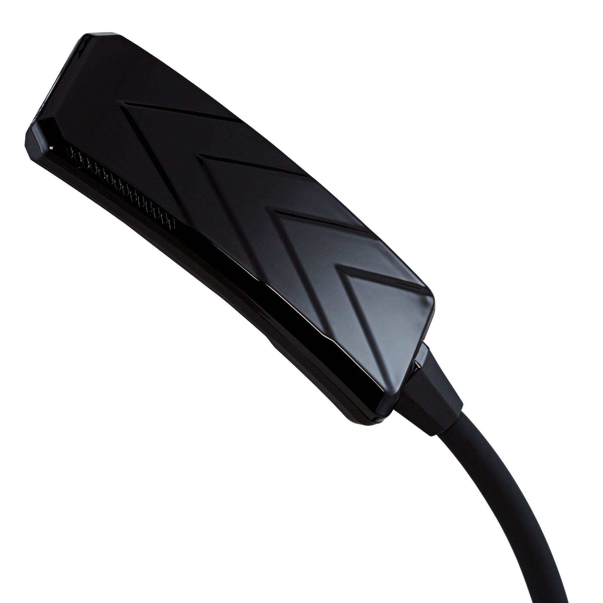 360 Lighting Ricky Black Modern Flex Arm Gooseneck LED Light USB Desk Lamp in scene