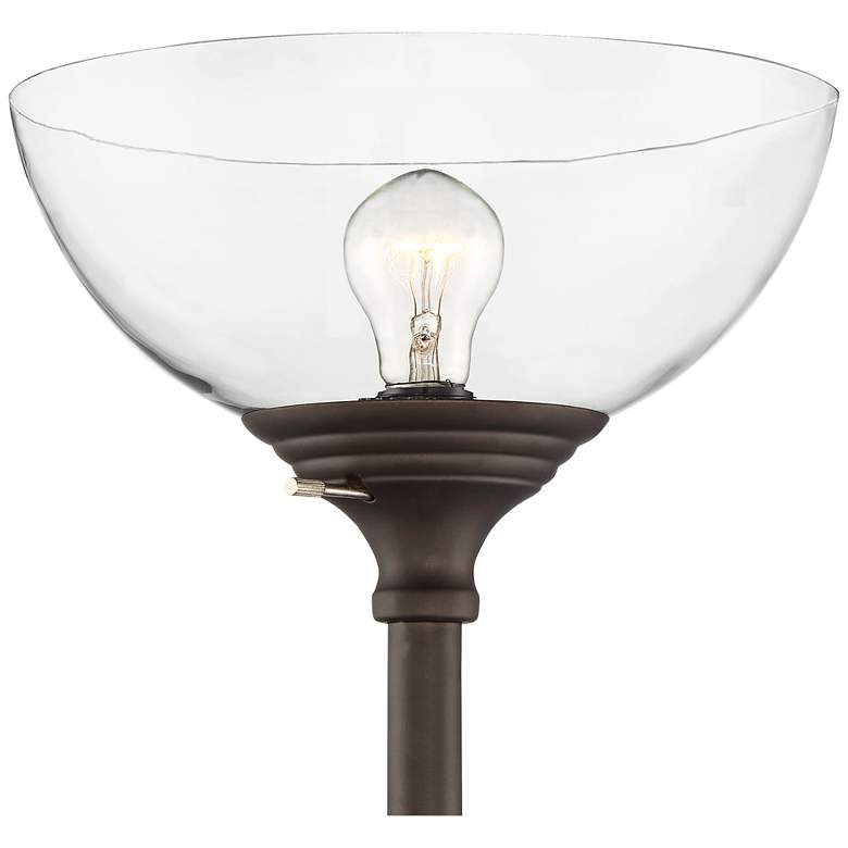 Image 4 360 Lighting Riley 72" High Bronze 3-Light Tree Torchiere Floor Lamp more views
