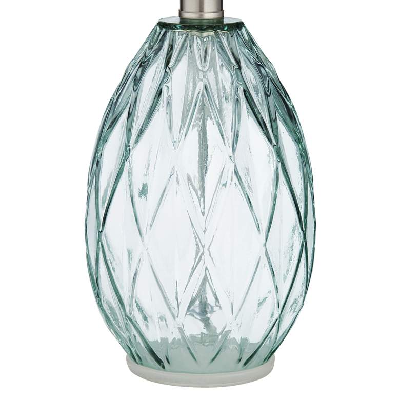 Image 7 360 Lighting Rita 14 3/4" Glass Accent Lamps Set of 2 with Dimmers more views