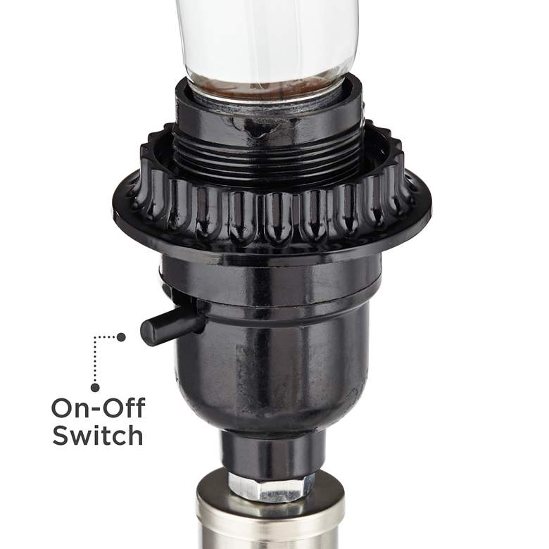 Image 6 360 Lighting Rita 14 3/4" Glass Table Lamp Set of 2 with Smart Sockets more views