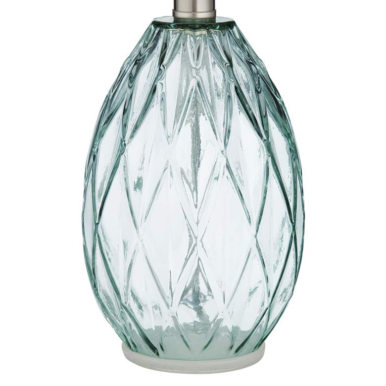 Image 7 360 Lighting Rita 14 3/4" Glass Table Lamp Set of 2 with Smart Sockets more views