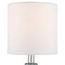 2_360 Lighting Rita 18 1/2" Blue Glass Lamps Set with Acrylic Risers more views
