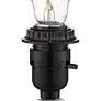 3_360 Lighting Rita 18 1/2" Blue Glass Lamps Set with Acrylic Risers more views