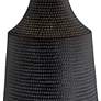 4_360 Lighting Rocco 30" Black Finish Hammered Jar Table Lamp more views