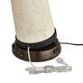 4_360 Lighting Rocco 30" Blue Ceramic Lamp with USB Workstation Base more views