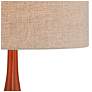 4_360 Lighting Rocco 30" Blue Ceramic Mid-Century Table Lamp with Dimmer more views