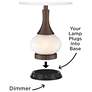 3_360 Lighting Rocco 30" Ceramic Lamp with Dimmable USB Workstation Base more views