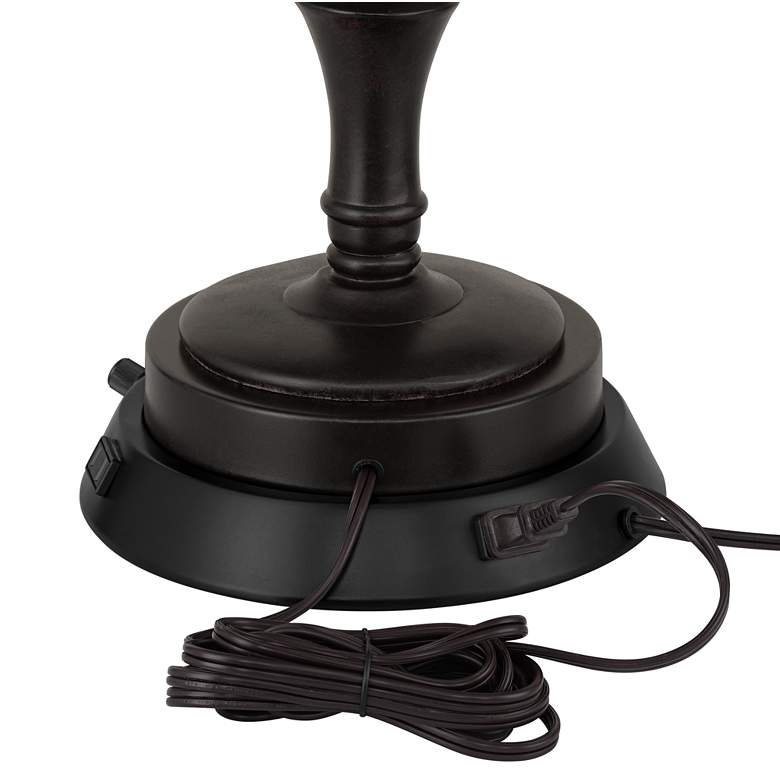 Image 6 360 Lighting Rocco 30" Ceramic Lamp with Dimmable USB Workstation Base more views