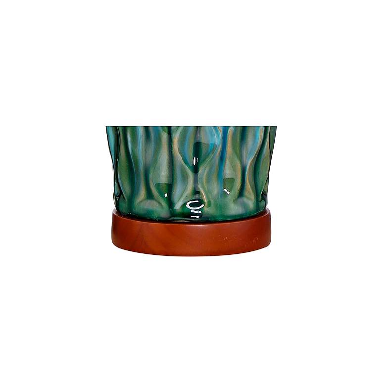 Image 6 360 Lighting Rocco 30" High Blue Teal Ceramic Table Lamps Set of 2 more views