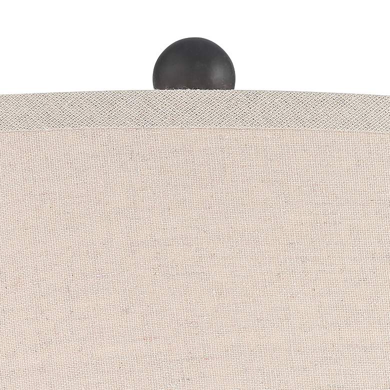 Image 4 360 Lighting Romeo 23 1/2" High Stone Gray Jar Table Lamps Set of 2 more views