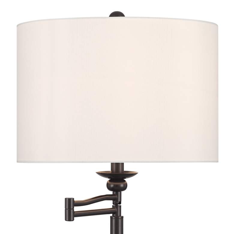 Image 3 360 Lighting Romero 61 1/2" High Bronze Swing Arm Floor Lamp more views