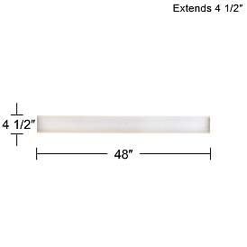 Image4 of 360 Lighting Rosalba 48" Wide Acrylic Vanity Bath Light Bar more views