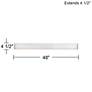 Thumbnail4 of 360 Lighting Rosalba 48" Wide Acrylic Vanity Bath Light Bar more views