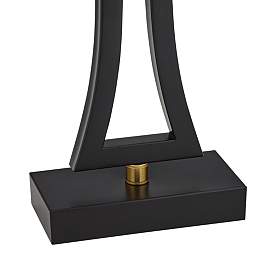 Image5 of 360 Lighting Roxie 31" Black Metal USB Table Lamps Set of 2 more views