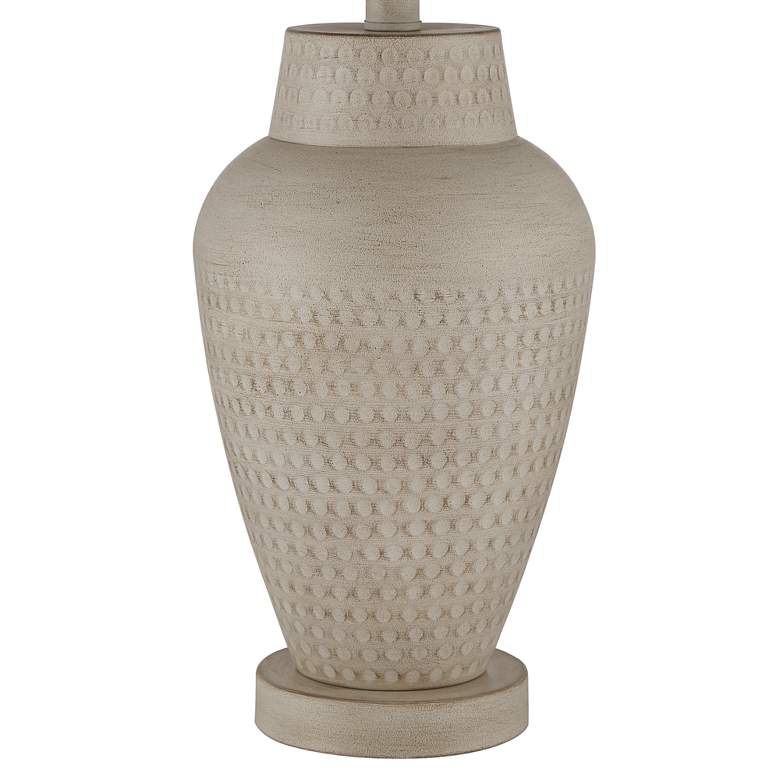 Image 6 360 Lighting Rupert 24 3/4" Beige Hammered Metal Vase Table Lamp more views