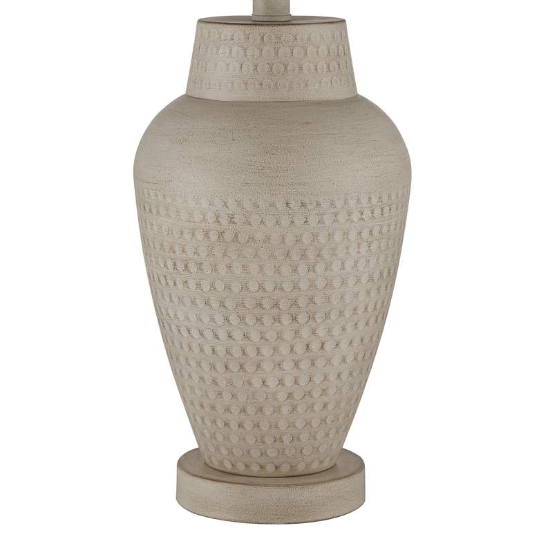 Image 6 360 Lighting Rupert 24 3/4 inch Beige Hammered Metal Vase Table Lamp more views