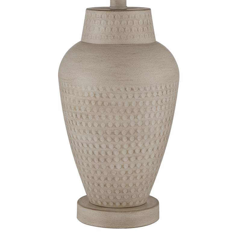 Image 6 360 Lighting Rupert 24 3/4 inch Beige Hammered Vase Table Lamps Set of 2 more views