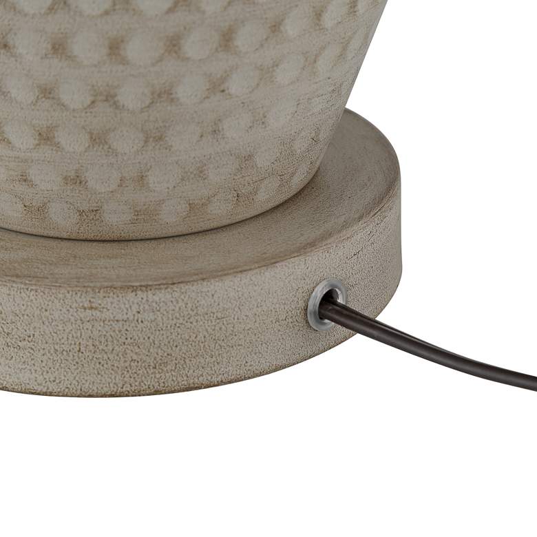 Image 7 360 Lighting Rupert 24 3/4" Beige Hammered Vase Table Lamps Set of 2 more views