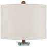 3_360 Lighting Ryan Ocean Blue Glass Coastal Modern Table Lamps Set of 2 more views