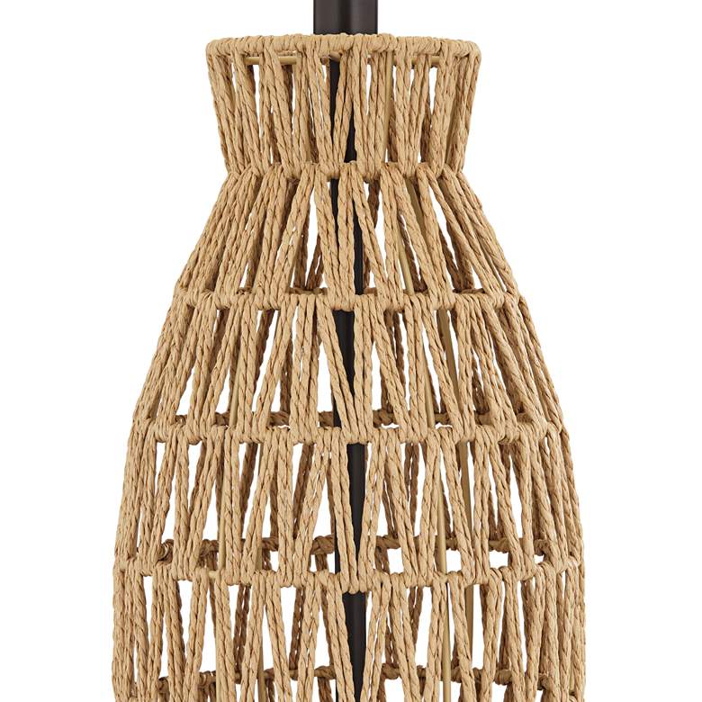 Image 6 360 Lighting San Carlos 27" Rattan Wicker Table Lamps Set of 2 more views