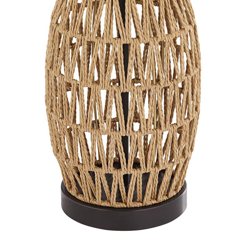 Image 7 360 Lighting San Carlos 27" Rattan Wicker Table Lamps Set of 2 more views