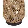 360 Lighting San Carlos 29" Rattan Wicker Table Lamps Set of 2 in scene