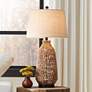 360 Lighting San Carlos 29" Rattan Wicker Table Lamps Set of 2 in scene