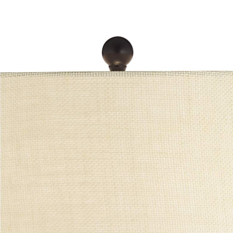 Image 3 360 Lighting San Marcos 27" Woven Wicker Coastal Modern Table Lamp more views