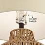 5_360 Lighting San Marcos 27" Woven Wicker Coastal Modern Table Lamp more views