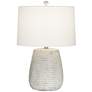 2_360 Lighting Sandstone 23" Handcrafted Modern Ceramic Table Lamp